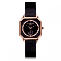 Night watch-Pink Gold PVD case, Diamond Circle